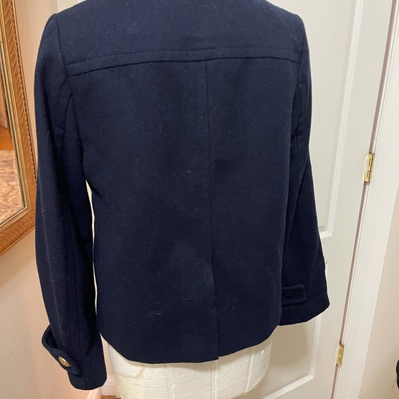 J. Crew Navy Peacoat with Gold Buttons - Picture 3 of 11